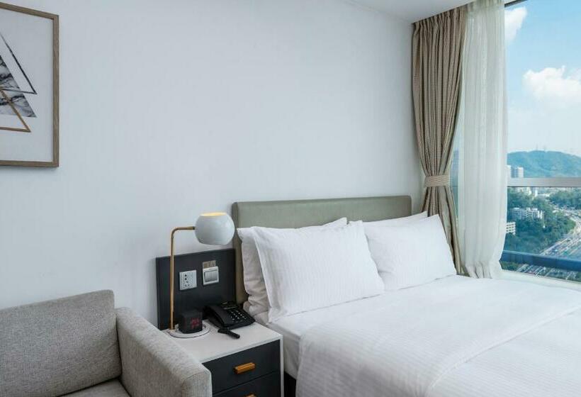 חדר דלוקס, 深圳金中环服务公寓 深业上城店 Golden Central Serviced Residence Shenzhen Upperhills