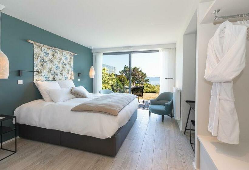 חדר דלוקס נוף לים, La Villa Du Guern