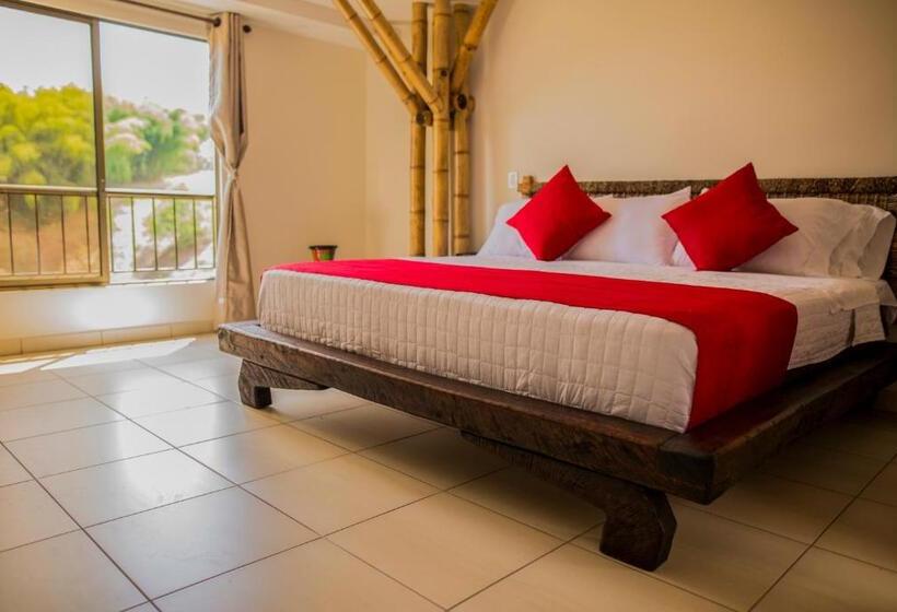 キングサイズベッドのスタンダードルーム, La Victoria Hotel Campestre