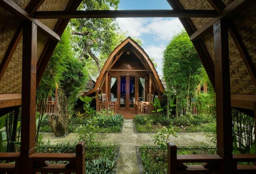 클래식 룸 가든 전망, Kubu Kak Dudung Villas