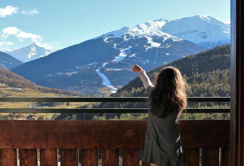 דירה בת חדר שינה 1 עם מרפסת, Residence Fior D'alpe