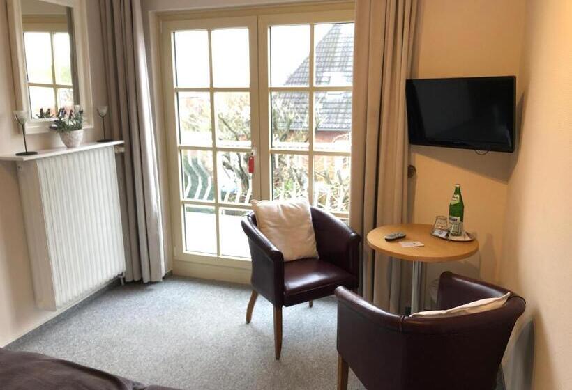 Quarto standart com varanda, Garni Seeluft Büsum