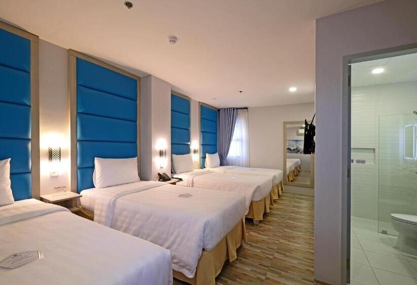 4인용 스탠다드 룸, Amethyst Boutique Hotel Cebu Powered By Cocotel