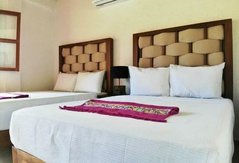 ２ダブルベッドのスタンダードルーム, Kinta Kan Hotel Boutique Cozumel