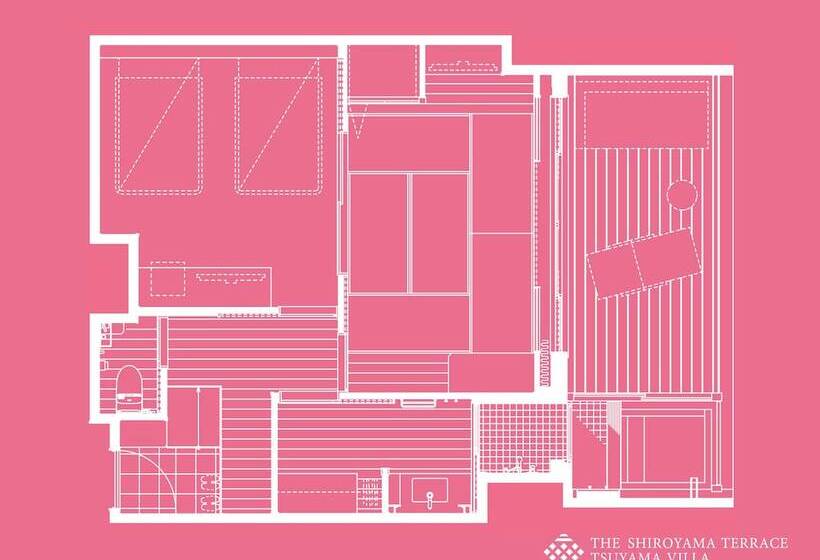 غرفة قياسية, The Shiroyama Terrace Tsuyama Villa