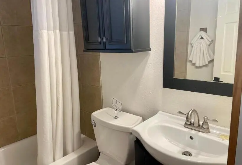 バルコニー付き１ベッドルームアパートメント, Blanco County Inn & Guesthouses
