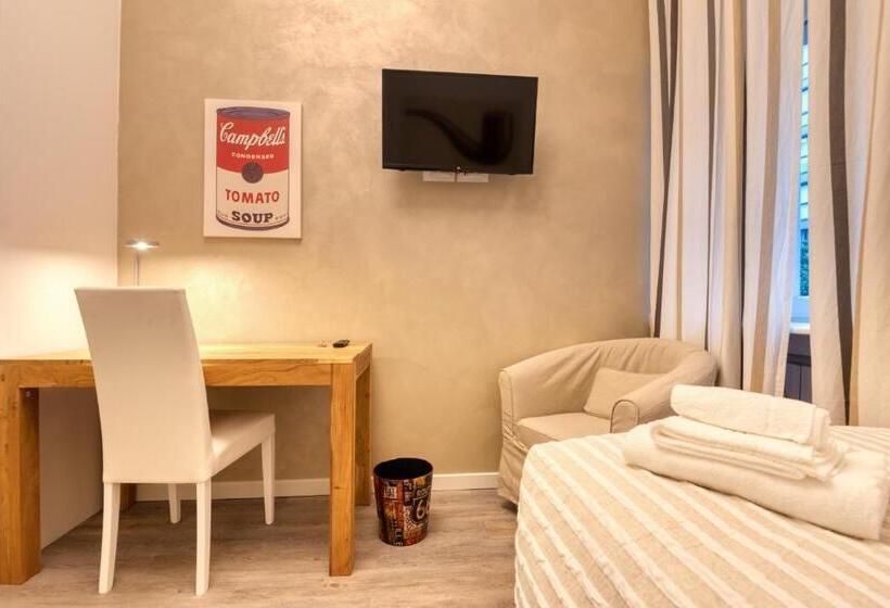 Habitació Estàndard Individual Bany Compartit, Maison Castelli