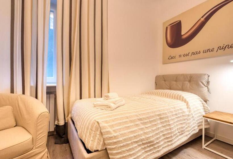 Habitació Estàndard Individual Bany Compartit, Maison Castelli