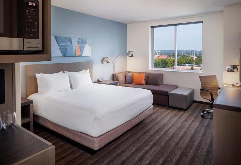 סטודיו סטנדרט, מיטה זוגית, Hyatt House Augusta Downtown