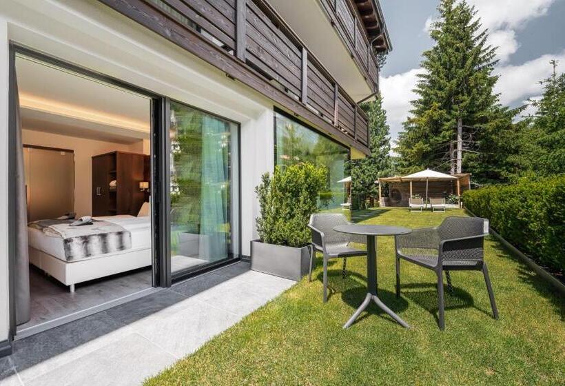 Полулюкс Одноместный с Террасой, Arya Alpine Lodge