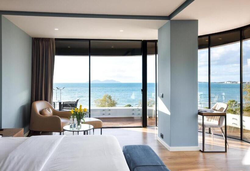 חדר דלוקס עם מרפסת נוף לים, Yacht