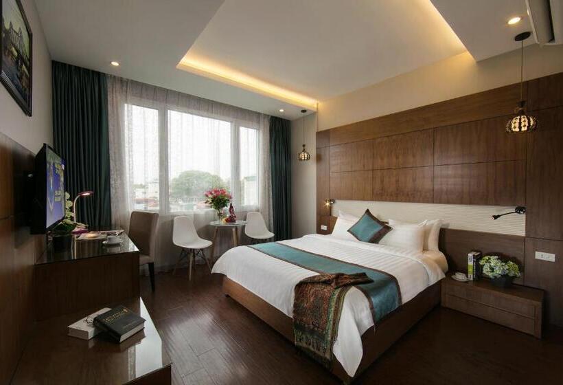 اتاق لوکس با چشم‌انداز شهر, Bonne Nuit Hotel & Spa Hanoi