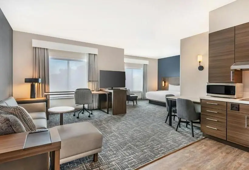 キングサイドベッドのスタンダードワンルーム, Residence Inn By Marriott Montgomery Eastchase