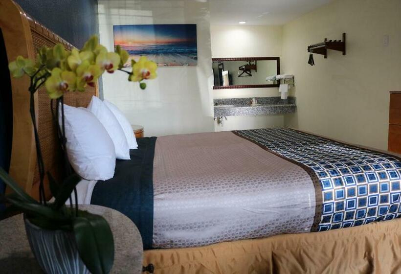 带大床的豪华间, Valli Hi Motel