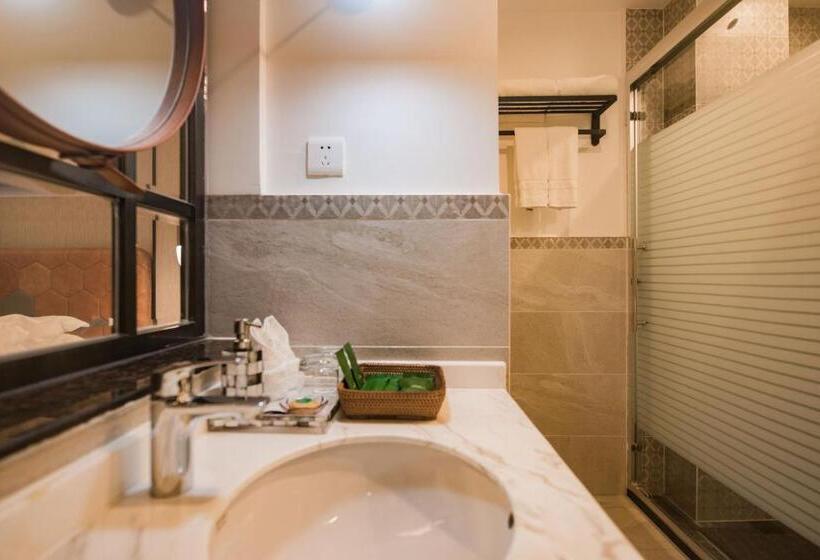 غرفة قياسية مطلّة علي النهر, Li River Resort Villa