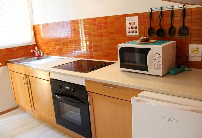 דירה בת חדר שינה 1 עם מרפסת, Résidence Les Caraibes