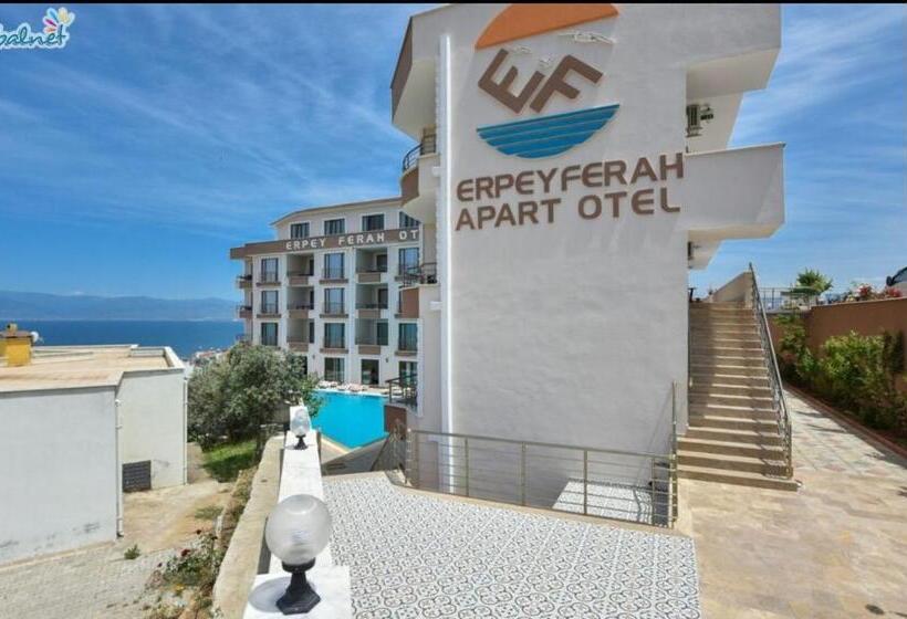 اتاق خانوادگی با چشمانداز دریا, Erpey Ferah Apart Otel