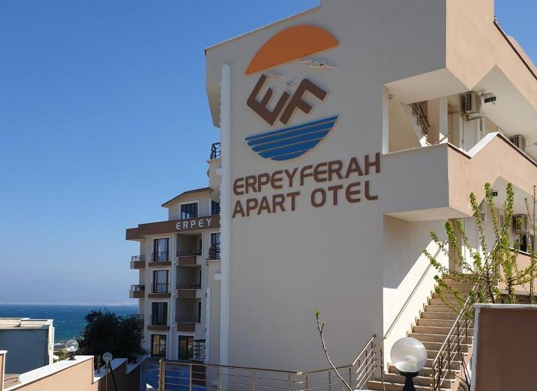 اتاق خانوادگی با چشمانداز دریا, Erpey Ferah Apart Otel