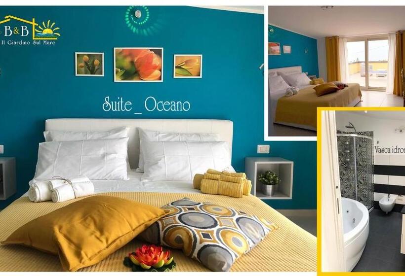 חדר דלוקס נוף לים, B & B Il Giardino Sul Mare