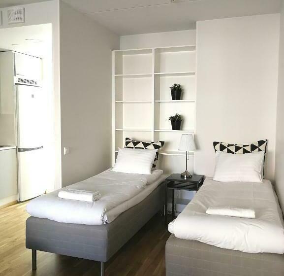 バルコニー付きスタンダードステューディオ, Haave Apartments Tampere