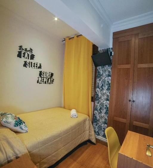 스탠다드 싱글 룸 공동욕실, Pension Angelines, Sneuu Hostel Santander