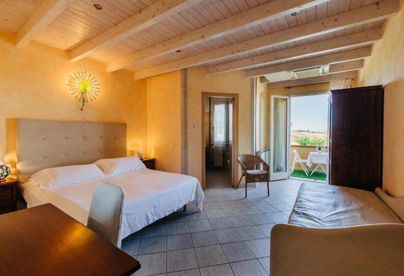 חדר סטנדרט נוף לים עם מרפסת, Locanda Belvedere