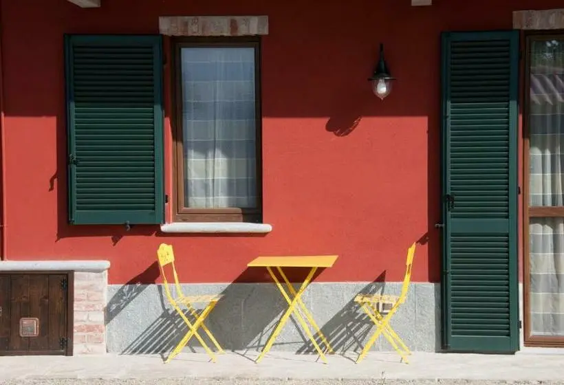 Huoneisto 1 Makuuhuone Puutarhanäkymä, Cascina La Romana