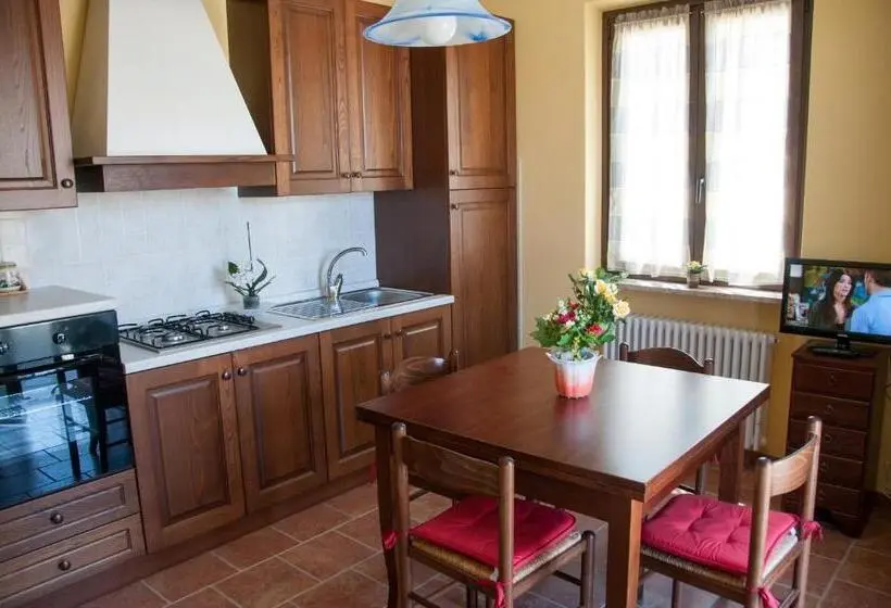 Huoneisto 1 Makuuhuone Puutarhanäkymä, Cascina La Romana