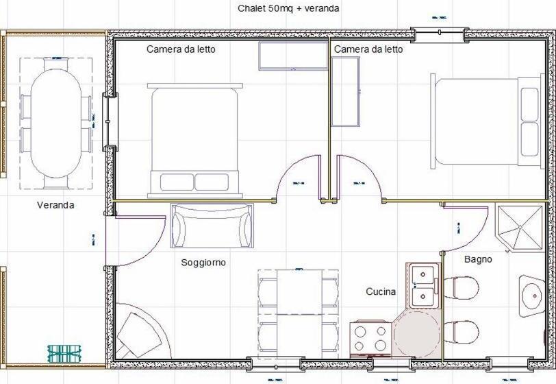 בקתת סופריור בת חדר 1, Agriturismo Il Timo