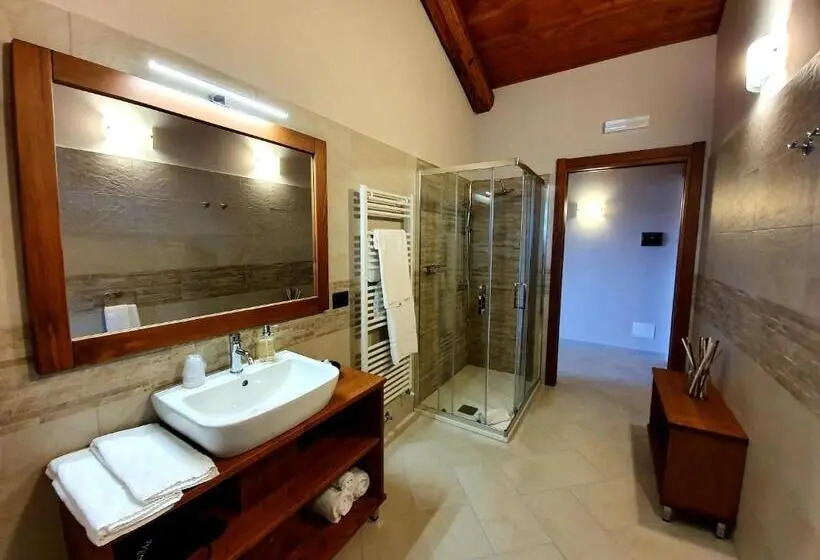 キングサイズベッドのデラックスルーム, Agriturismo La Desiderata