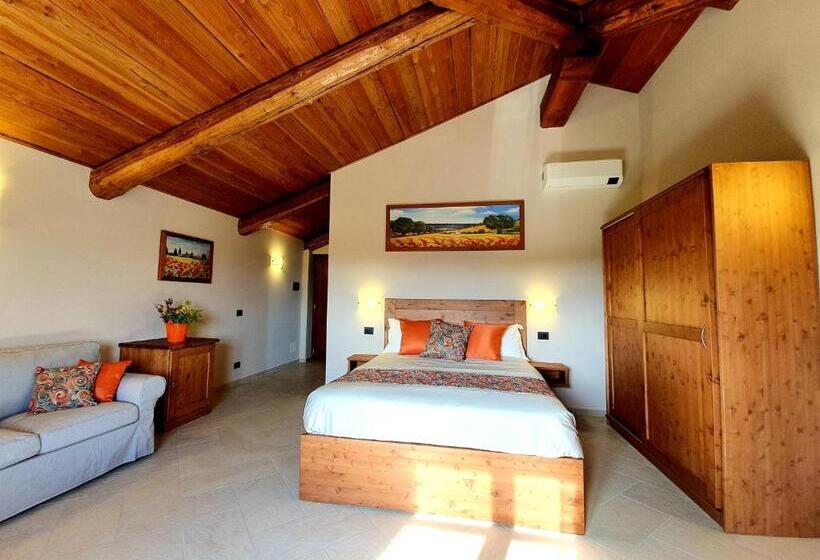 غرفة ديلوكس سرير كينج, Agriturismo La Desiderata