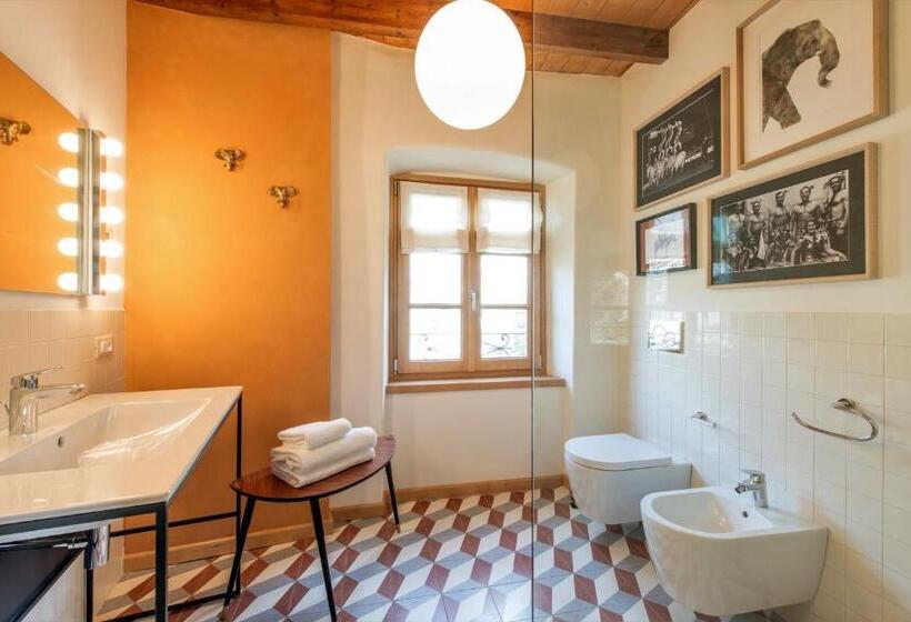 غرفة ديلوكس مزودة بشرفة, Locanda Al Castelletto