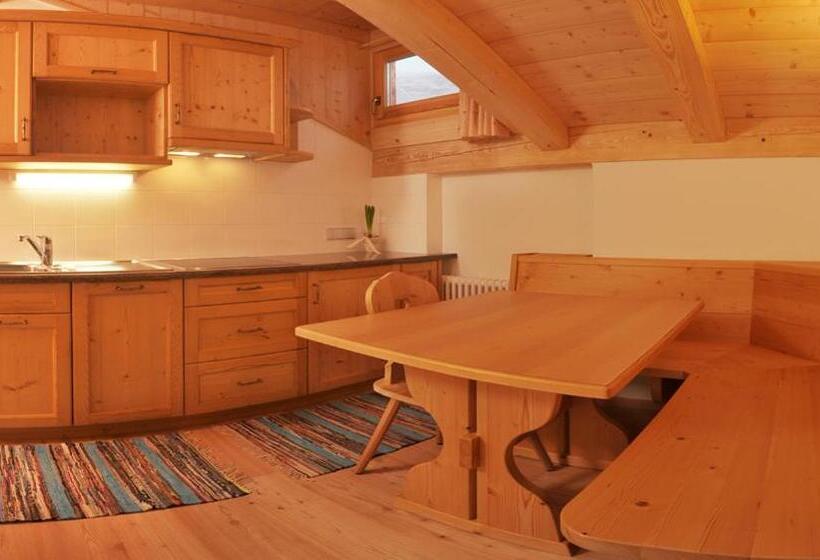 آپارتمان 2 خوابه با بالکن, Agriturismo Maso Larciunei