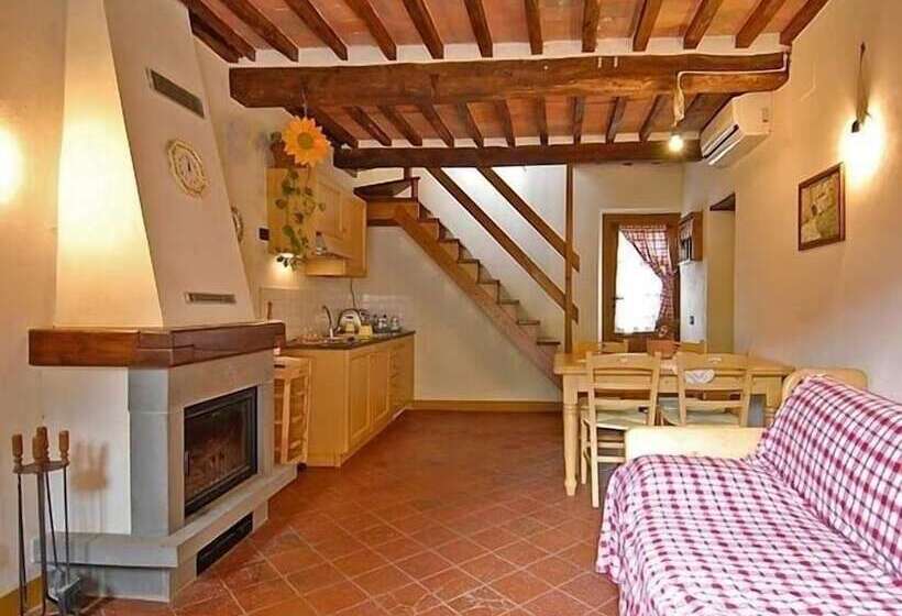 شقة غرفة نوم واحدة مزودة بشُرفة, Agriturismo Pian Di Fiume