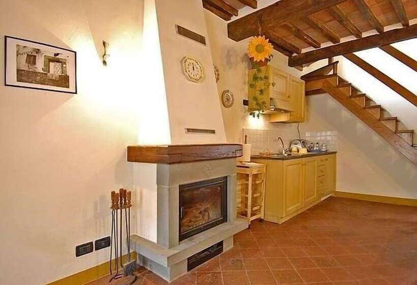 شقة غرفة نوم واحدة مزودة بشُرفة, Agriturismo Pian Di Fiume