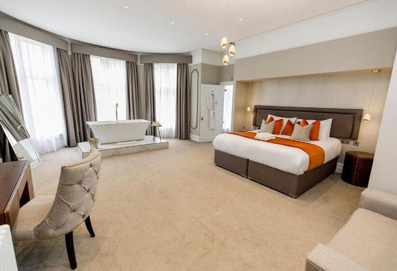 חדר דלוקס עם מיטת קינג, Lanelay Hall Hotel & Spa