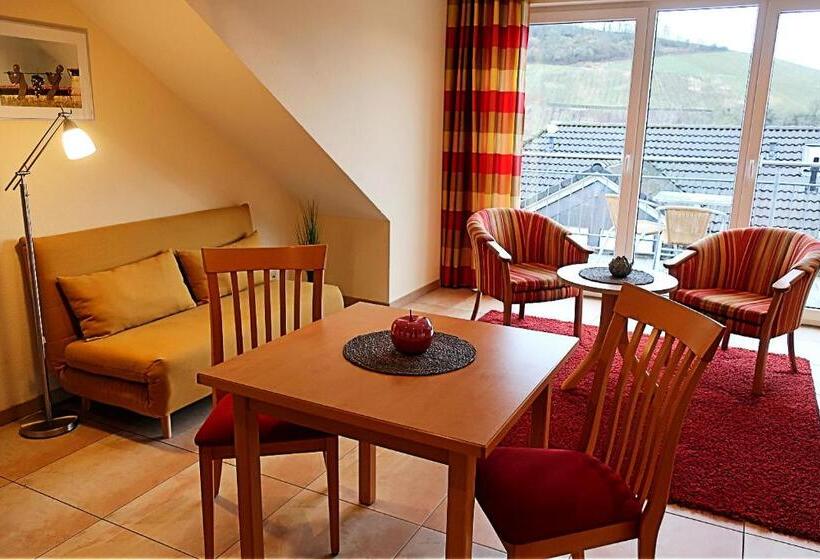 דירה בת חדר שינה 1 עם מרפסת, Weingut Und Gästehaus Apel