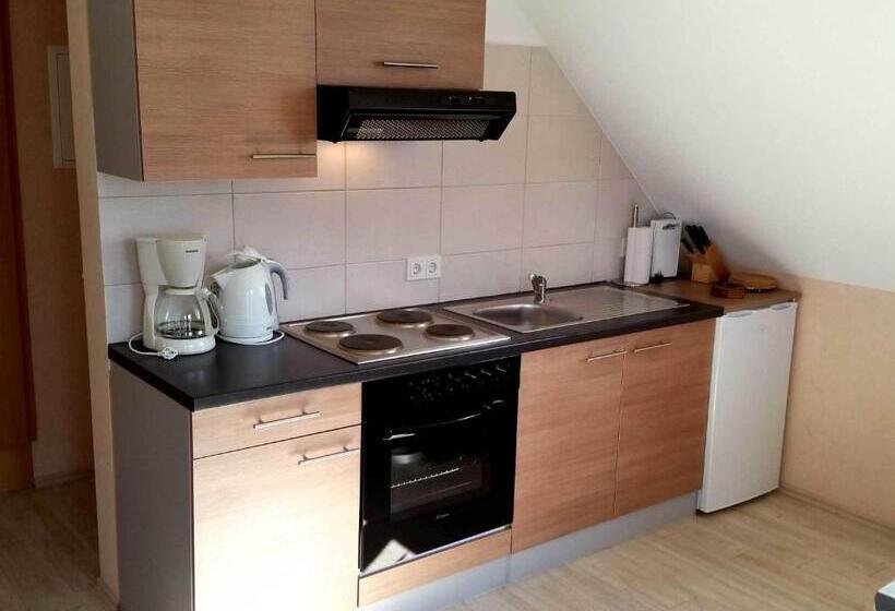 דירה בת חדר שינה 1 עם מרפסת, Gästehaus Bollig