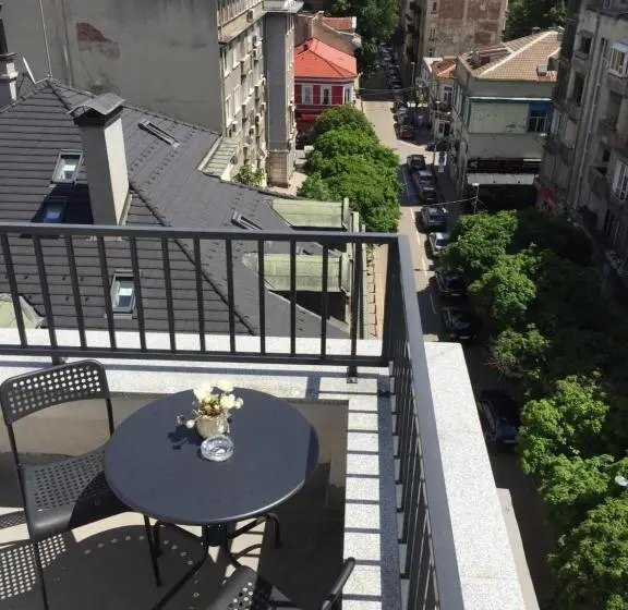 Habitación Deluxe con Balcón, Rooftop Oscar Rooms