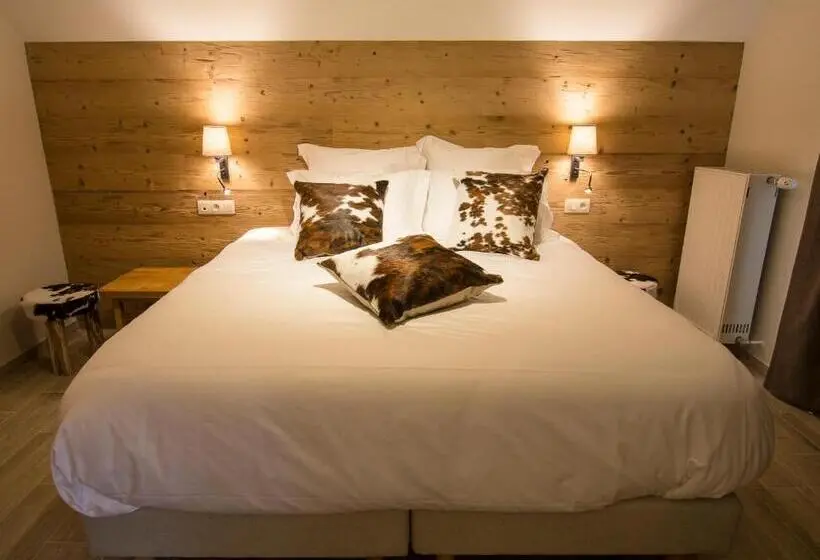 バルコニー付き1ベッドルームアパートメント, Au Cheval Blanc Chalet De Montagne 20 Personnes