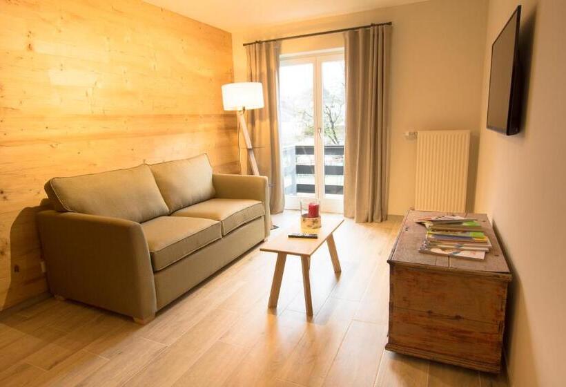 １ベッドルームのデラックスアパートメント, Au Cheval Blanc   Chalet De Montagne   20 Personnes