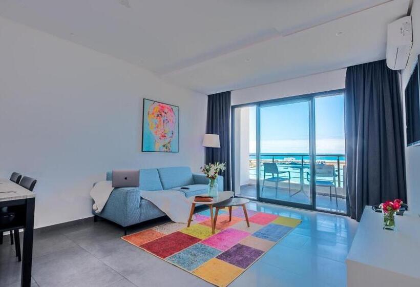 آپارتمان 1 خوابه با چشم‌انداز دریا, Asilah 32