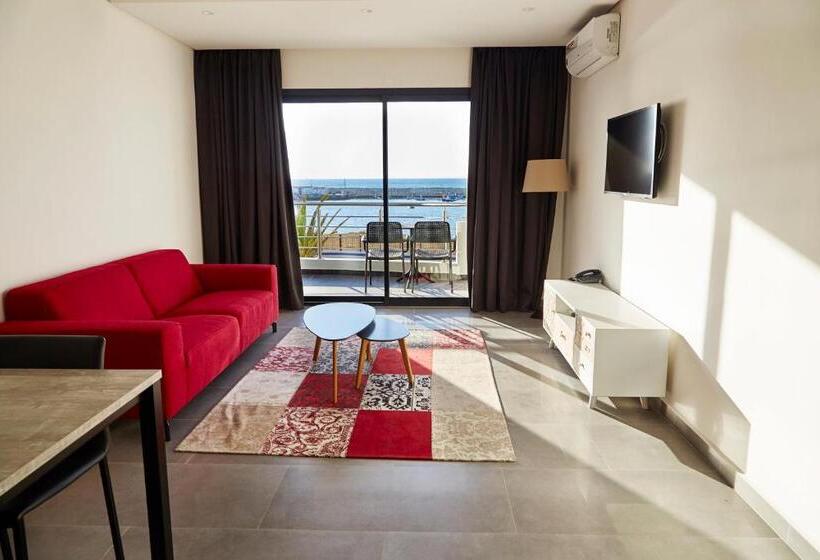 آپارتمان 1 خوابه با چشم‌انداز دریا, Asilah 32