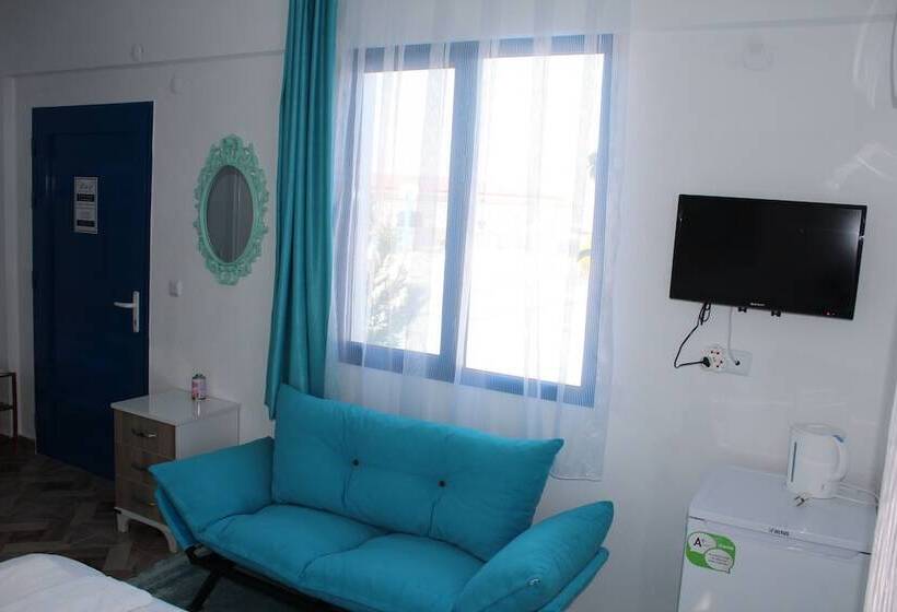 带双人床的经济房间, Mavi Pansiyon & Restaurant