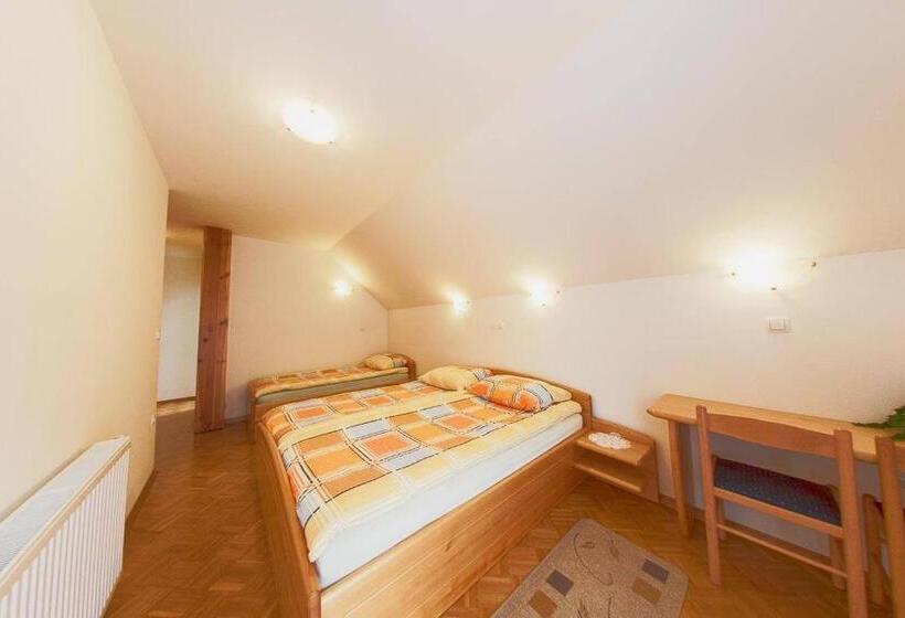 اتاق استاندارد سه تخته با بالکن, Farm Stay Loger