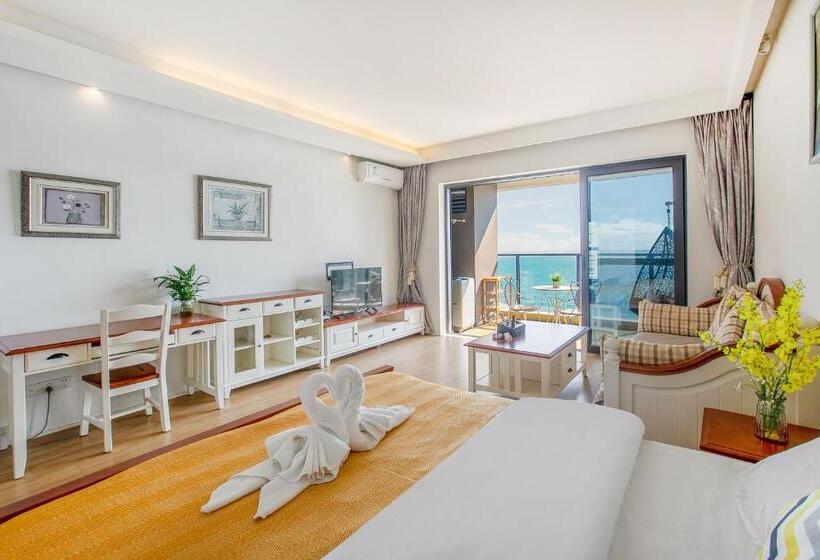 غرفة ديلوكس سرير كينج, Huizhou Huayangnian Seaview Guesthouse