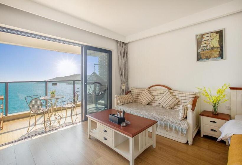 스탠다드 룸 킹사이즈 침대, Huizhou Huayangnian Seaview Guesthouse
