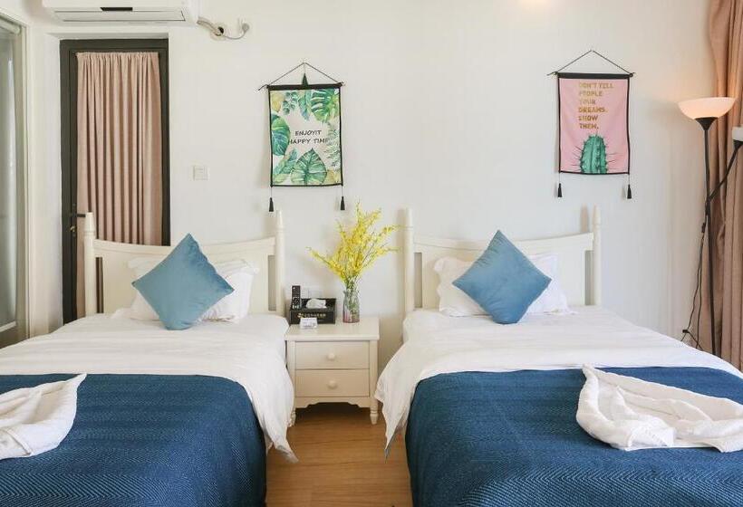 غرفة قياسية إطلالة جانبية علي البحر, Huizhou Huayangnian Seaview Guesthouse