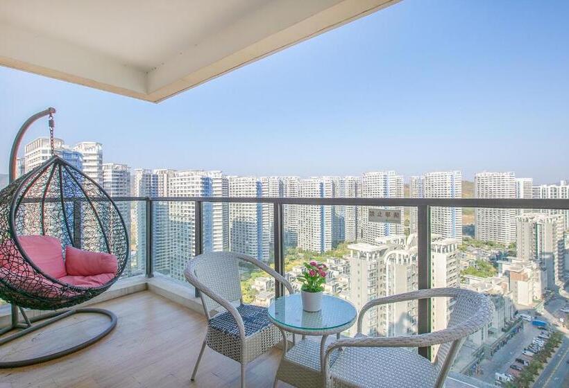 غرفة قياسية إطلالة جانبية علي البحر, Huizhou Huayangnian Seaview Guesthouse