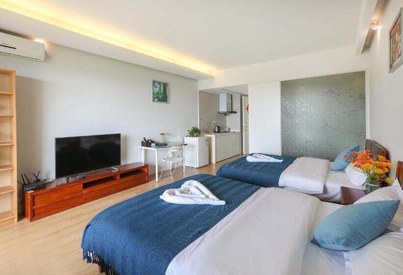 غرفة قياسية مطلّة علي الحديقة, Huizhou Huayangnian Seaview Guesthouse